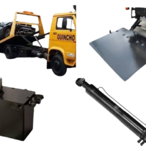 Home pistão hidraulico de rampa, cabine e guincho